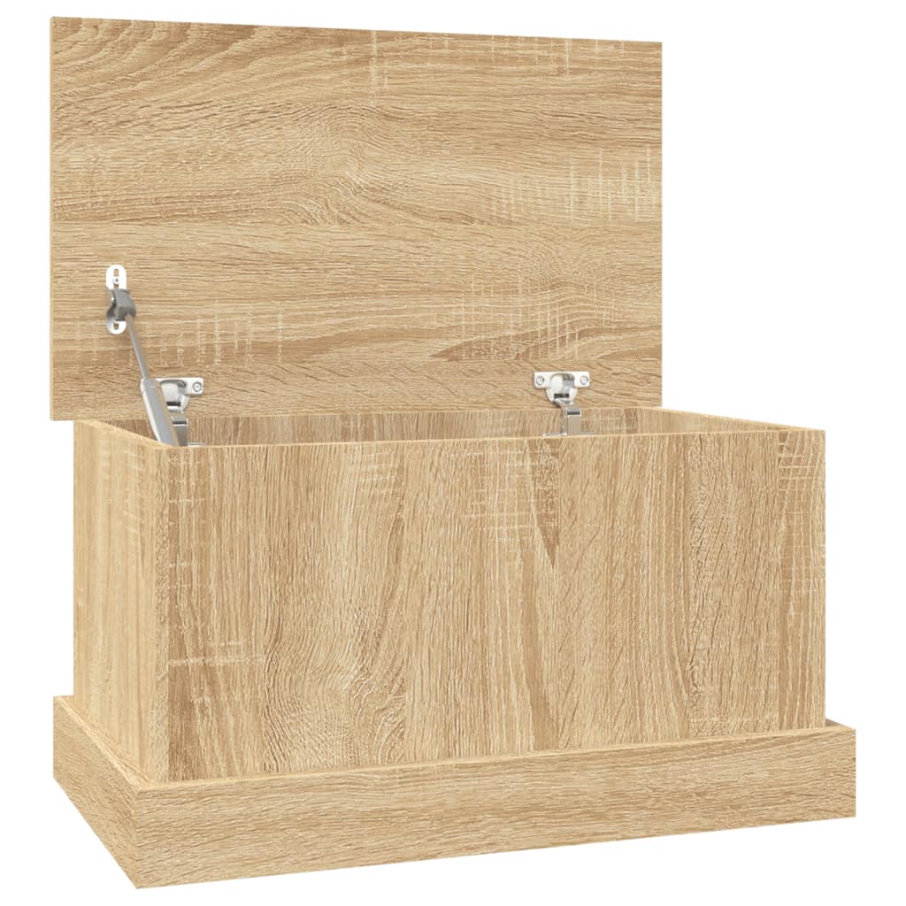 vidaXL Skrzynka do przechowywania dąb sonoma 50x30x28 cm Drewno konstrukcyjne