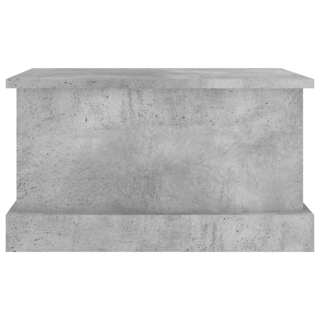 vidaXL Skrzynia, szarość betonu, 50x30x28 cm, materiał drewnopochodny