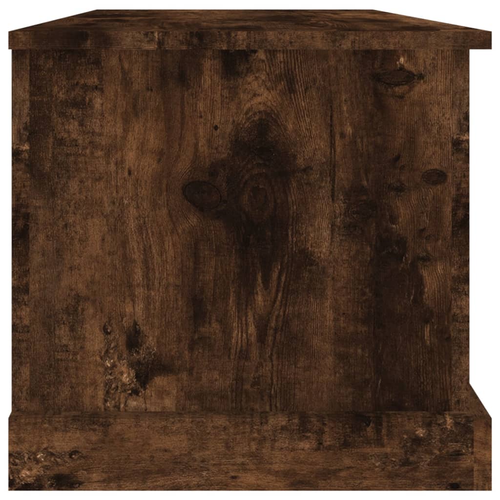 vidaXL Skrzynia, przydymiony dąb, 70x40x38 cm, materiał drewnopochodny