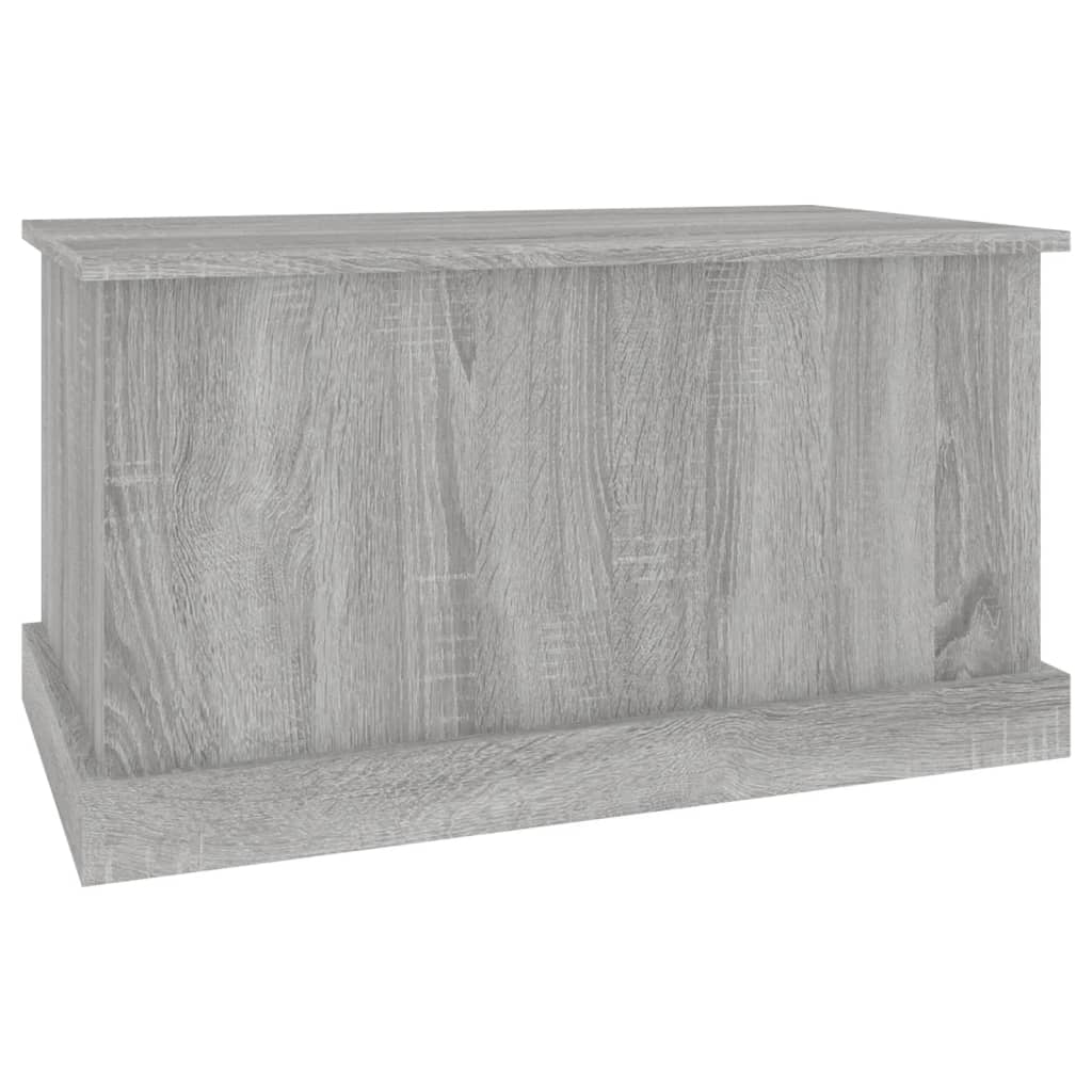 vidaXL Skrzynia, szary dąb sonoma, 70x40x38, materiał drewnopochodny