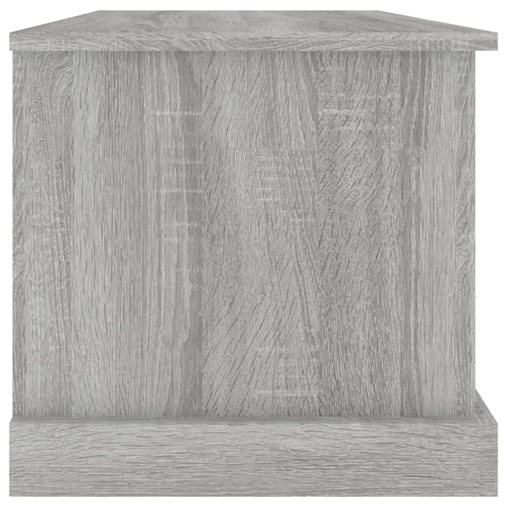 vidaXL Skrzynia, szary dąb sonoma, 70x40x38, materiał drewnopochodny