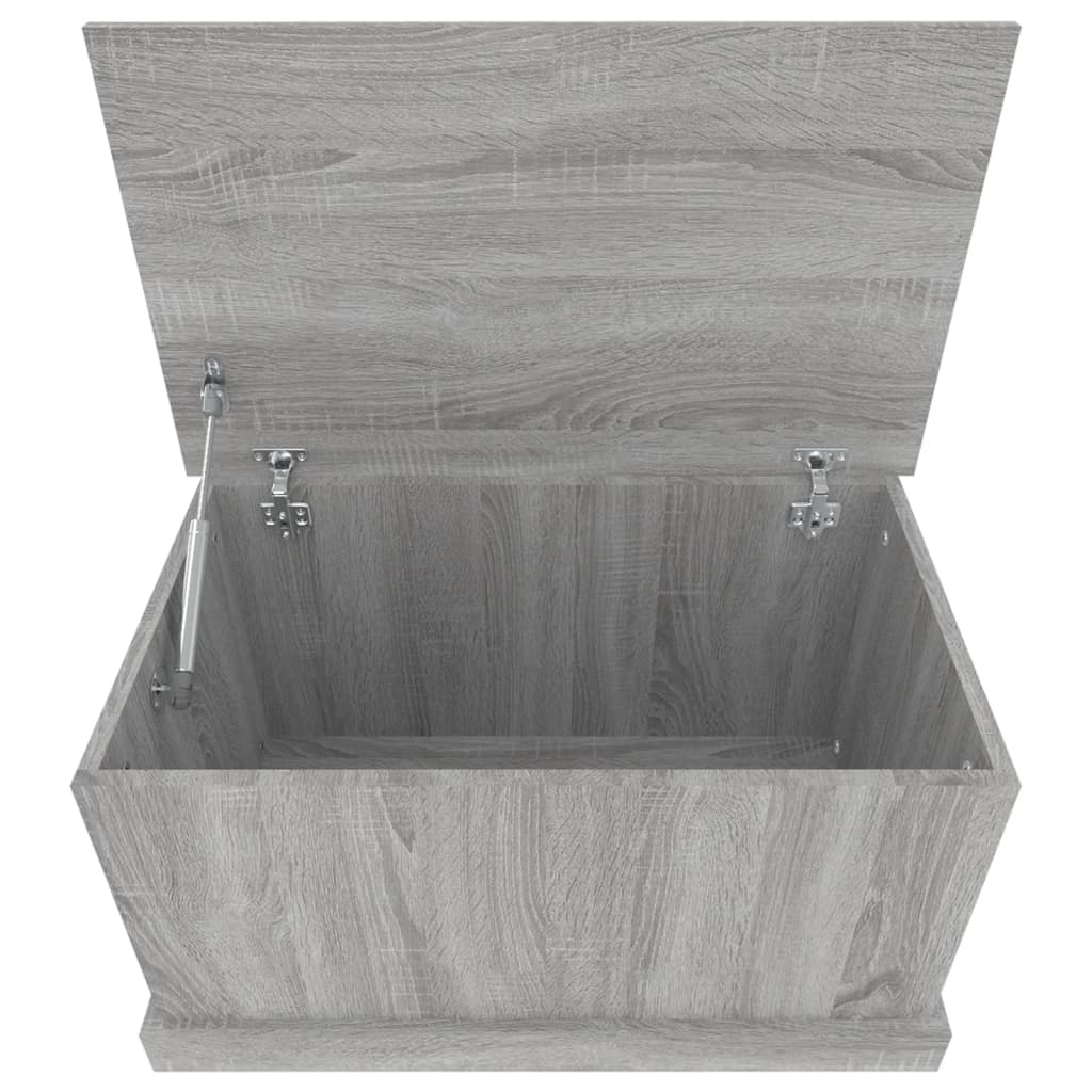 vidaXL Skrzynia, szary dąb sonoma, 70x40x38, materiał drewnopochodny