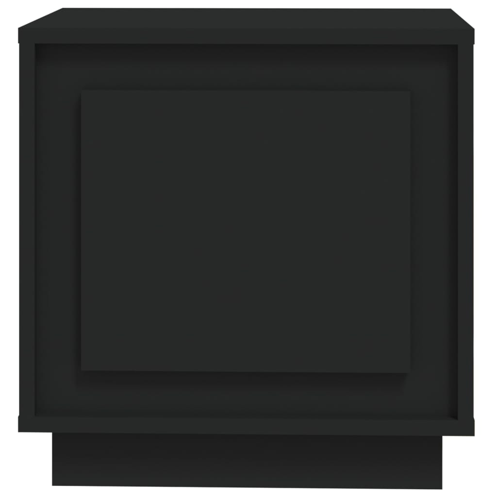 vidaXL Szafki nocne 2 szt, czarne, 44x35x45cm, materiał drewnopochodny
