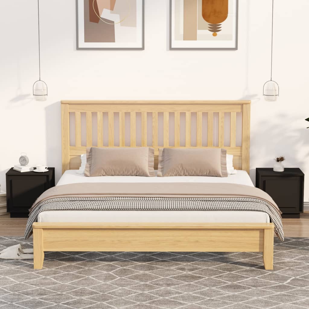 vidaXL Szafki nocne 2 szt, czarne, 44x35x45cm, materiał drewnopochodny