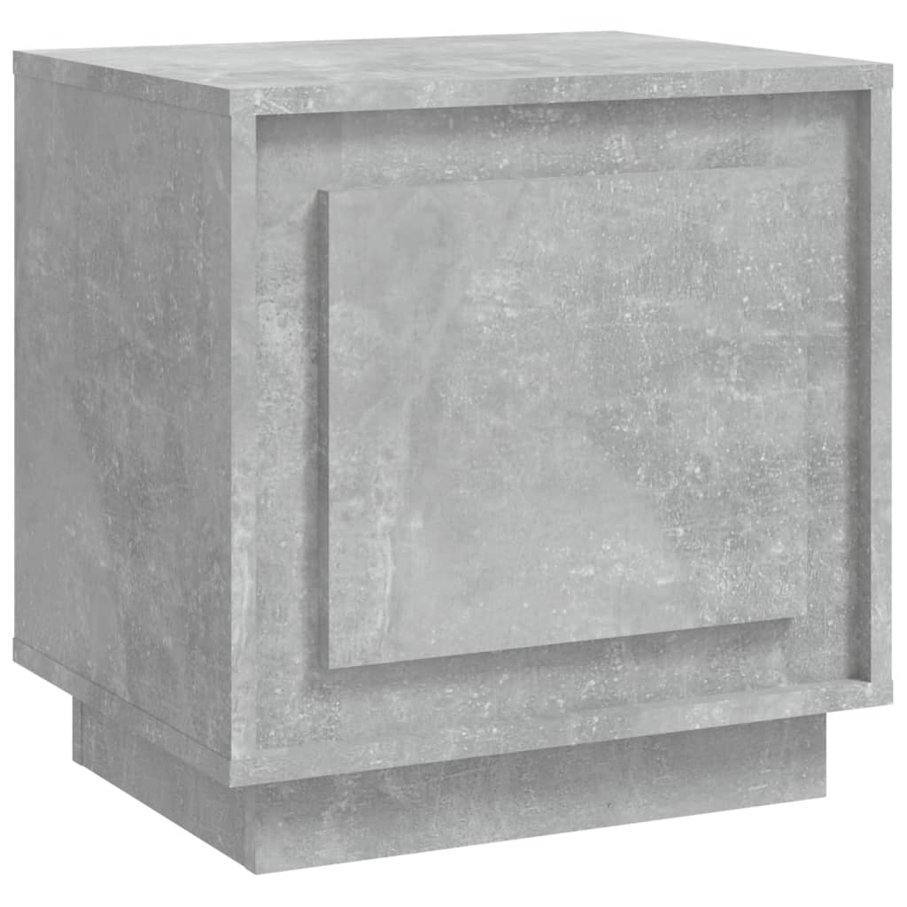 vidaXL Szafka nocna, szarość betonu, 44x35x45 cm