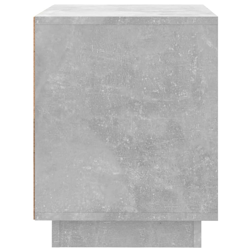 vidaXL Szafka nocna, szarość betonu, 44x35x45 cm
