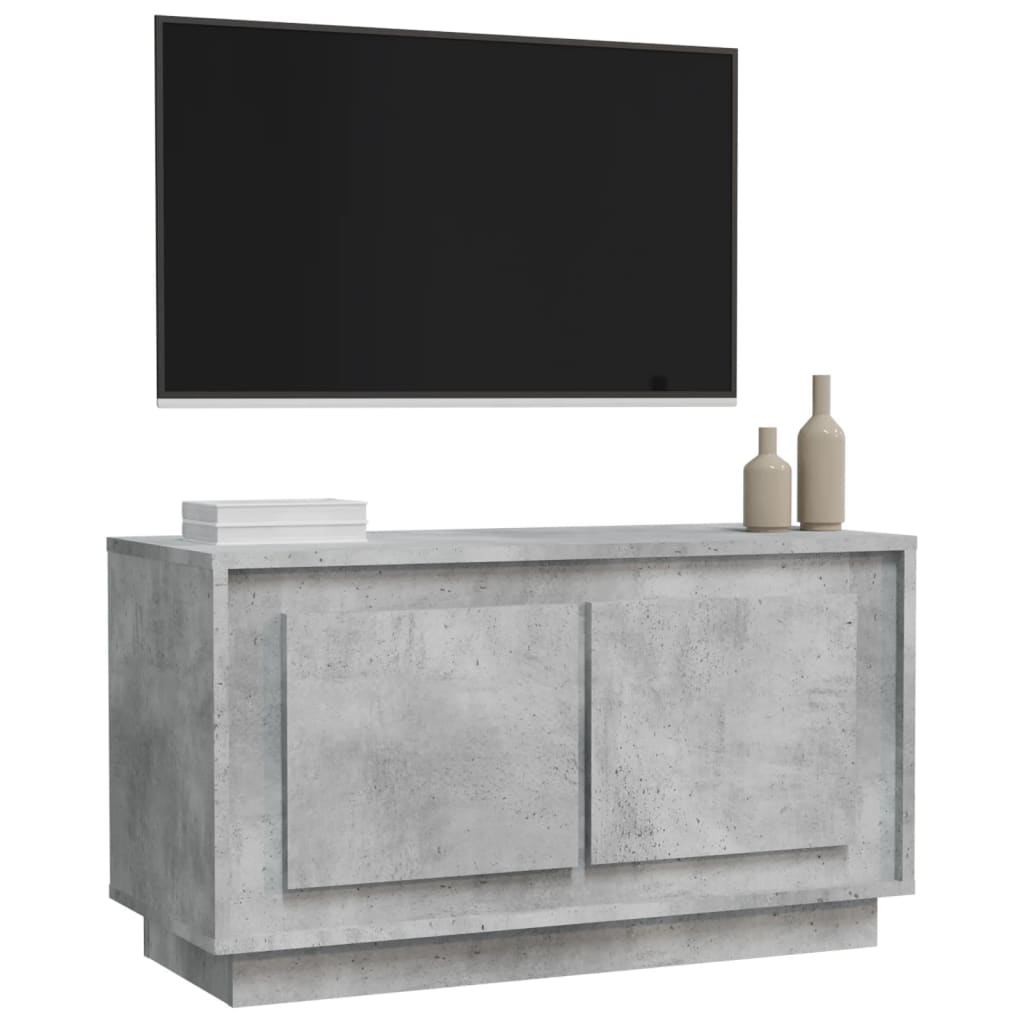 vidaXL Szafka pod TV, szarość betonu, 80x35x45 cm