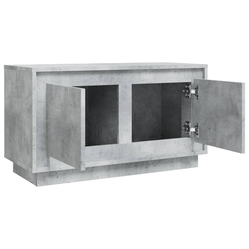 vidaXL Szafka pod TV, szarość betonu, 80x35x45 cm
