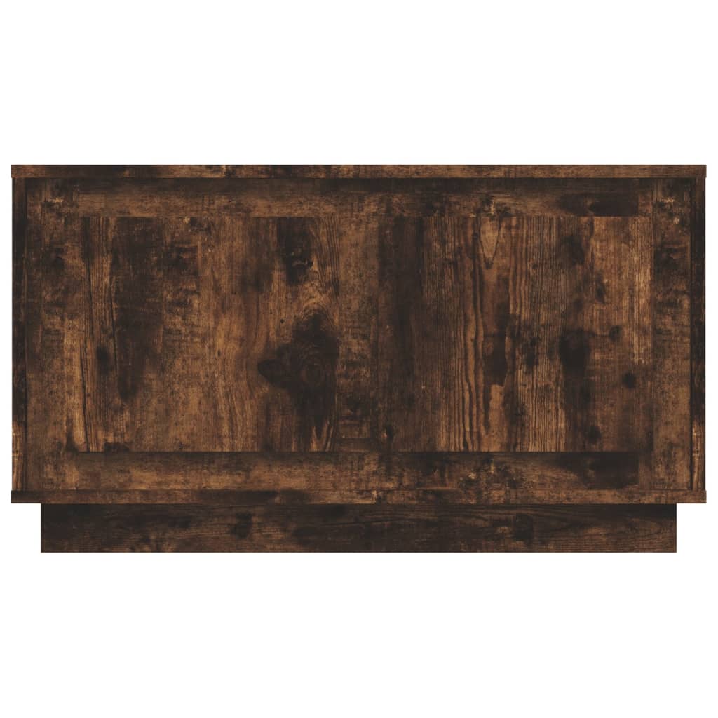 vidaXL Szafka pod TV, przydymiony dąb, 80x35x45 cm