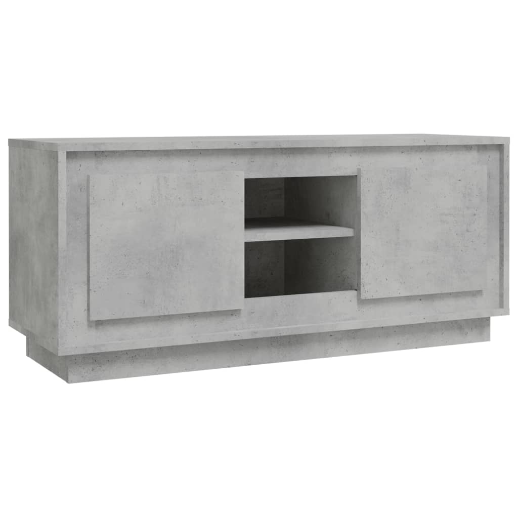 vidaXL Szafka pod TV, szarość betonu, 102x35x45 cm