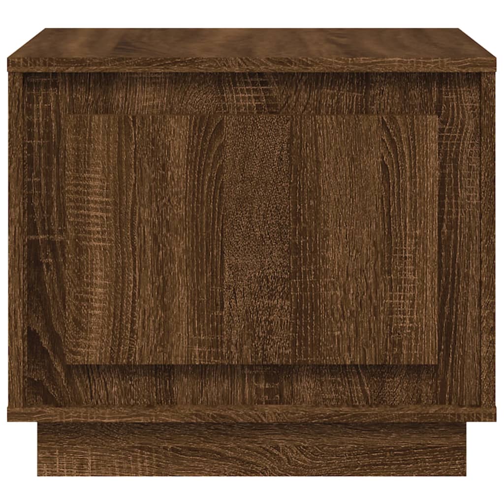 vidaXL Stolik kawowy, brązowy dąb, 51x50x44cm, materiał drewnopochodny