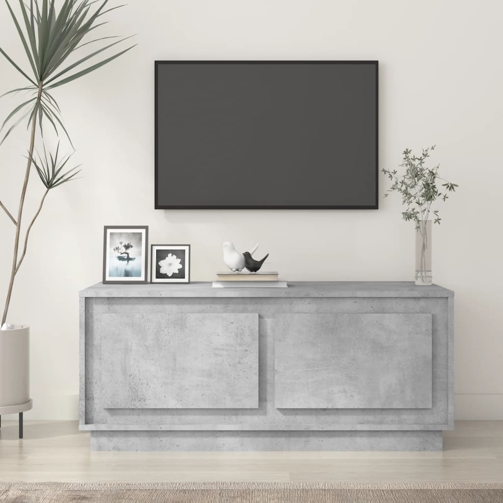 vidaXL Stolik kawowy, szarość betonu, 102x50x44 cm