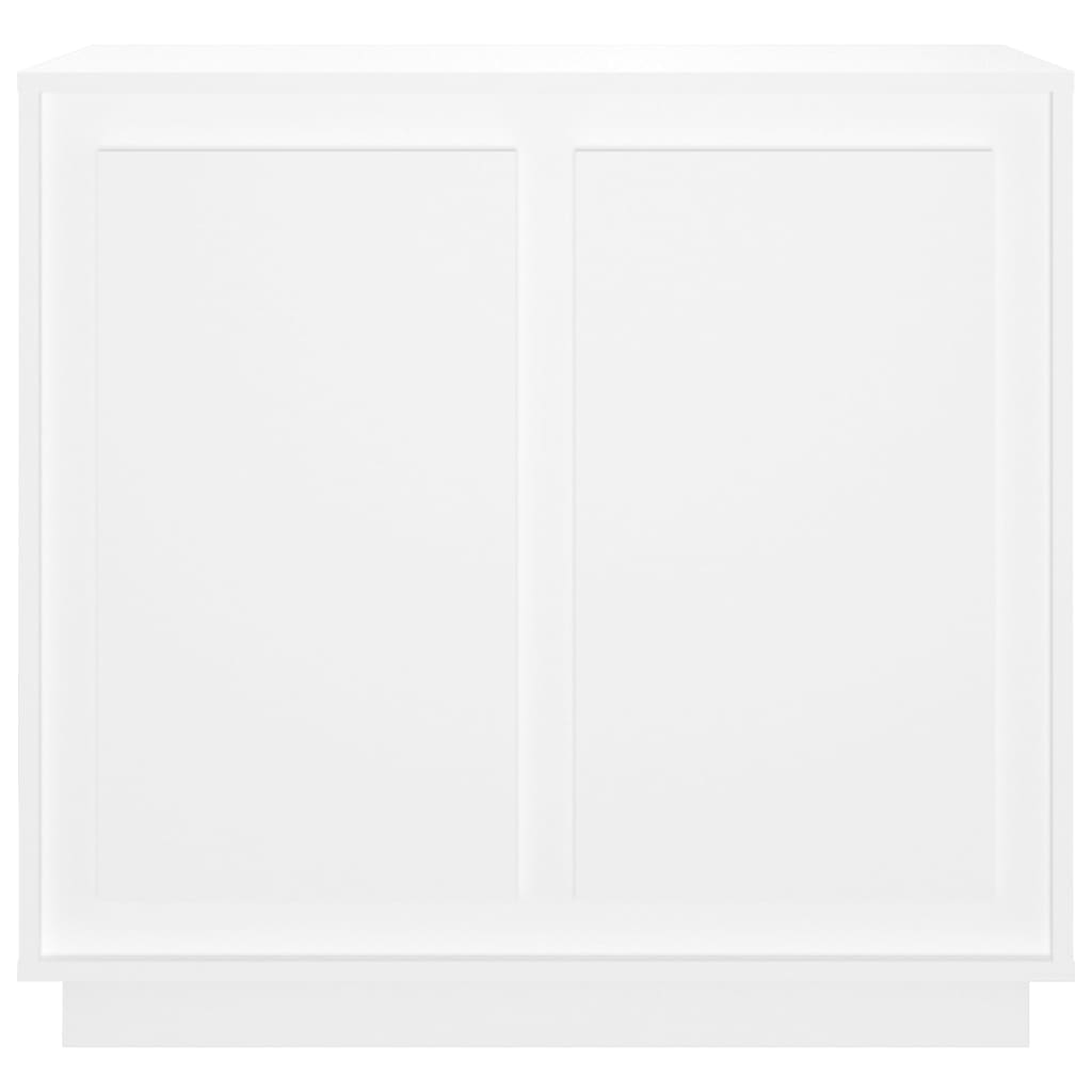 vidaXL Szafka, biała, 80x34x75 cm, materiał drewnopochodny