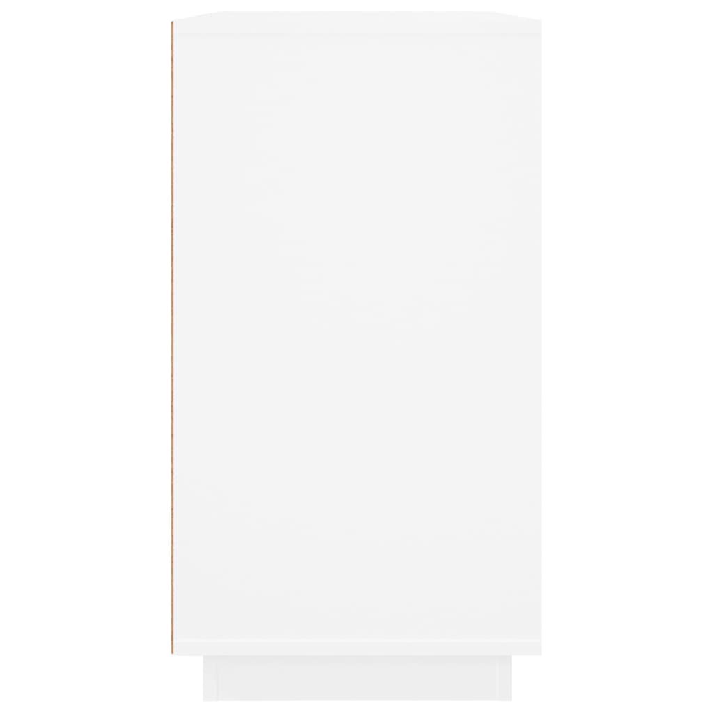 vidaXL Szafka, biała, 80x34x75 cm, materiał drewnopochodny