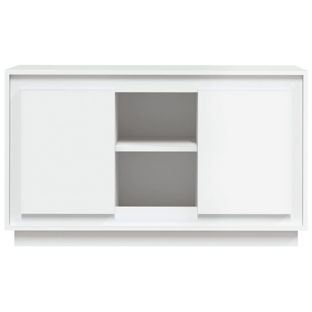 vidaXL Szafka, biała, 102x35x60 cm, materiał drewnopochodny