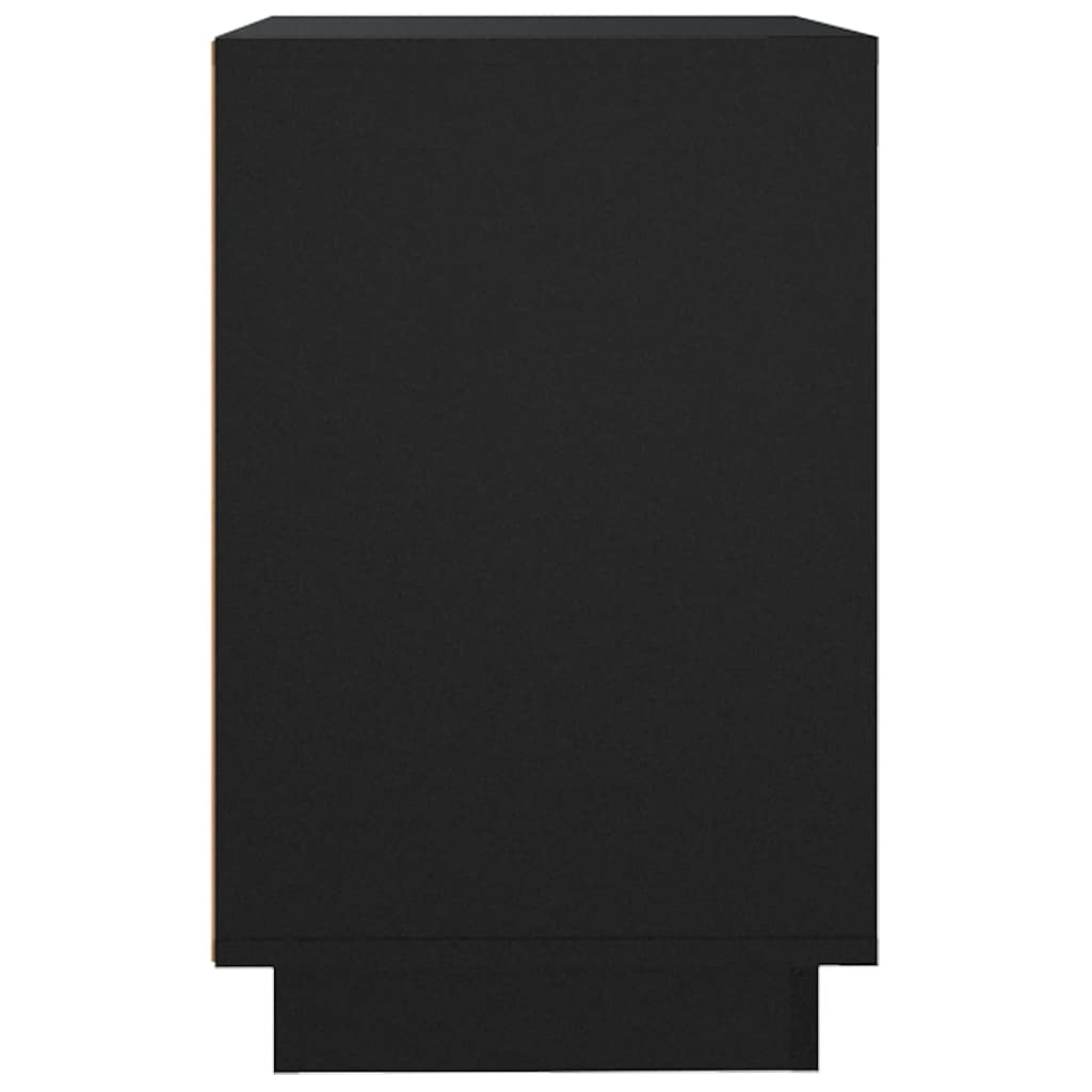vidaXL Szafka, czarna, 102x35x60 cm, materiał drewnopochodny
