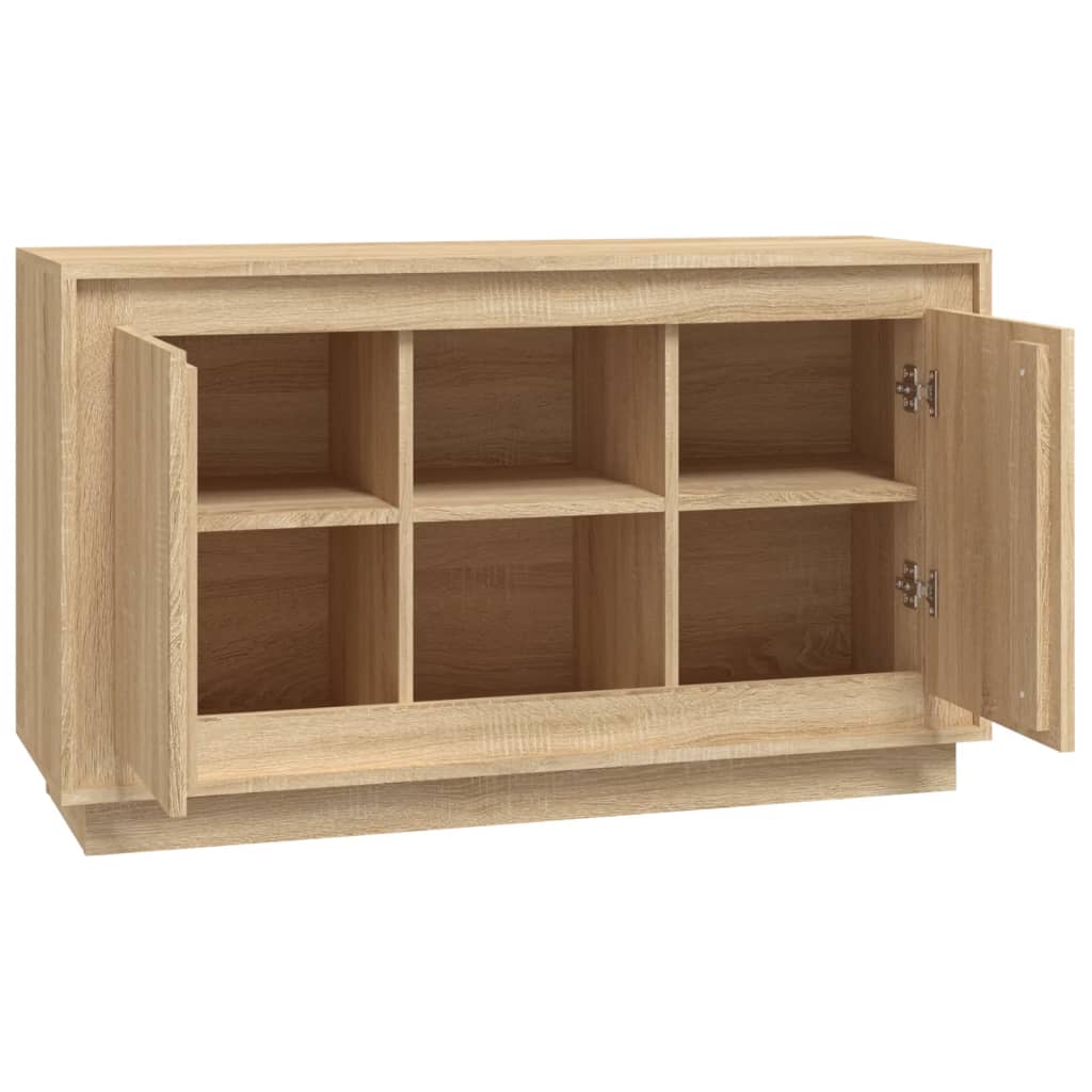 vidaXL Szafka, dąb sonoma, 102x35x60 cm, materiał drewnopochodny