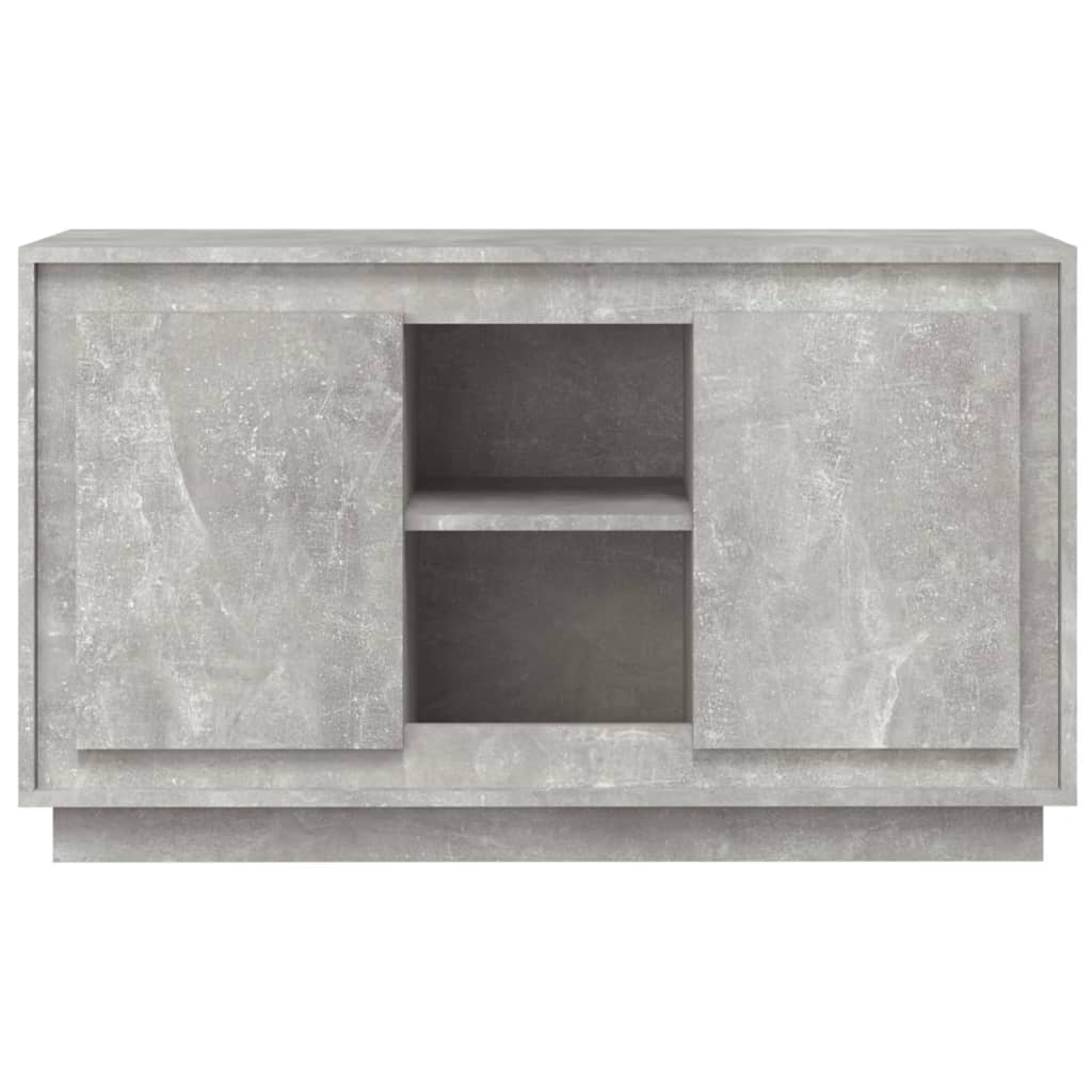 vidaXL Szafka, szarość betonu, 102x35x60 cm, materiał drewnopochodny