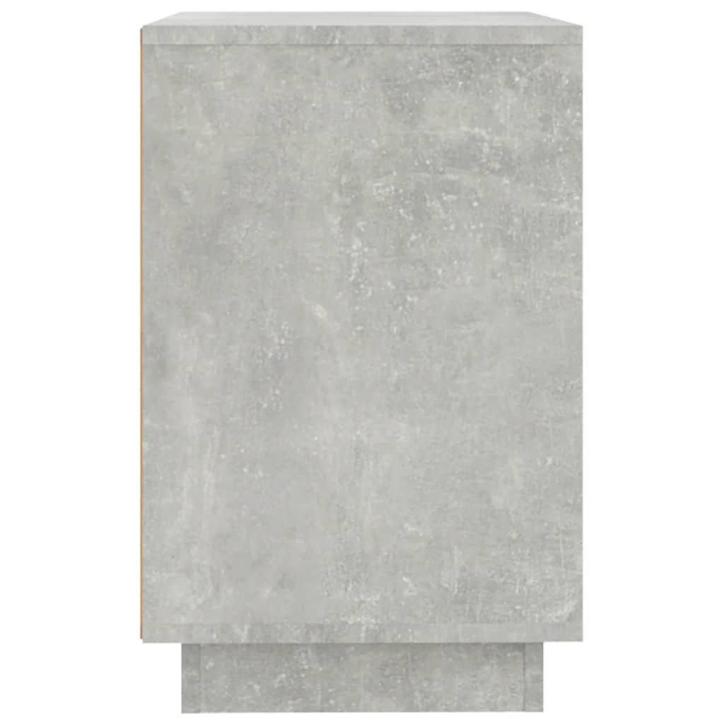 vidaXL Szafka, szarość betonu, 102x35x60 cm, materiał drewnopochodny