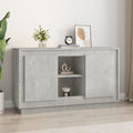 vidaXL Szafka, szarość betonu, 102x35x60 cm, materiał drewnopochodny