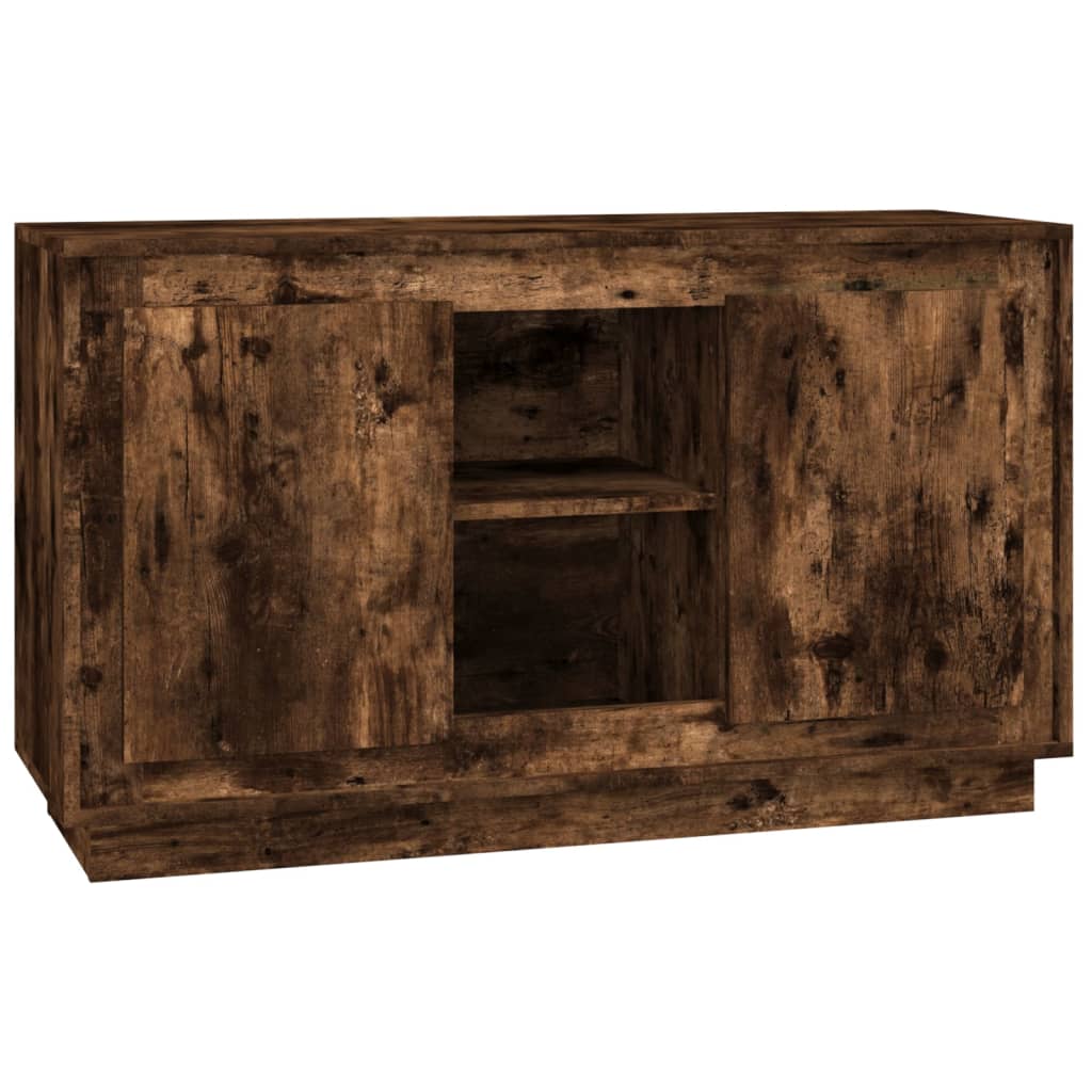 vidaXL Szafka, przydymiony dąb, 102x35x60 cm, materiał drewnopochodny