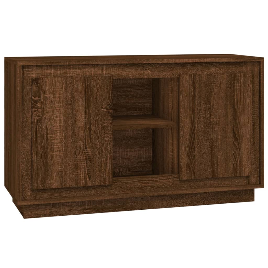 vidaXL Szafka, brązowy dąb, 102x35x60 cm, materiał drewnopochodny