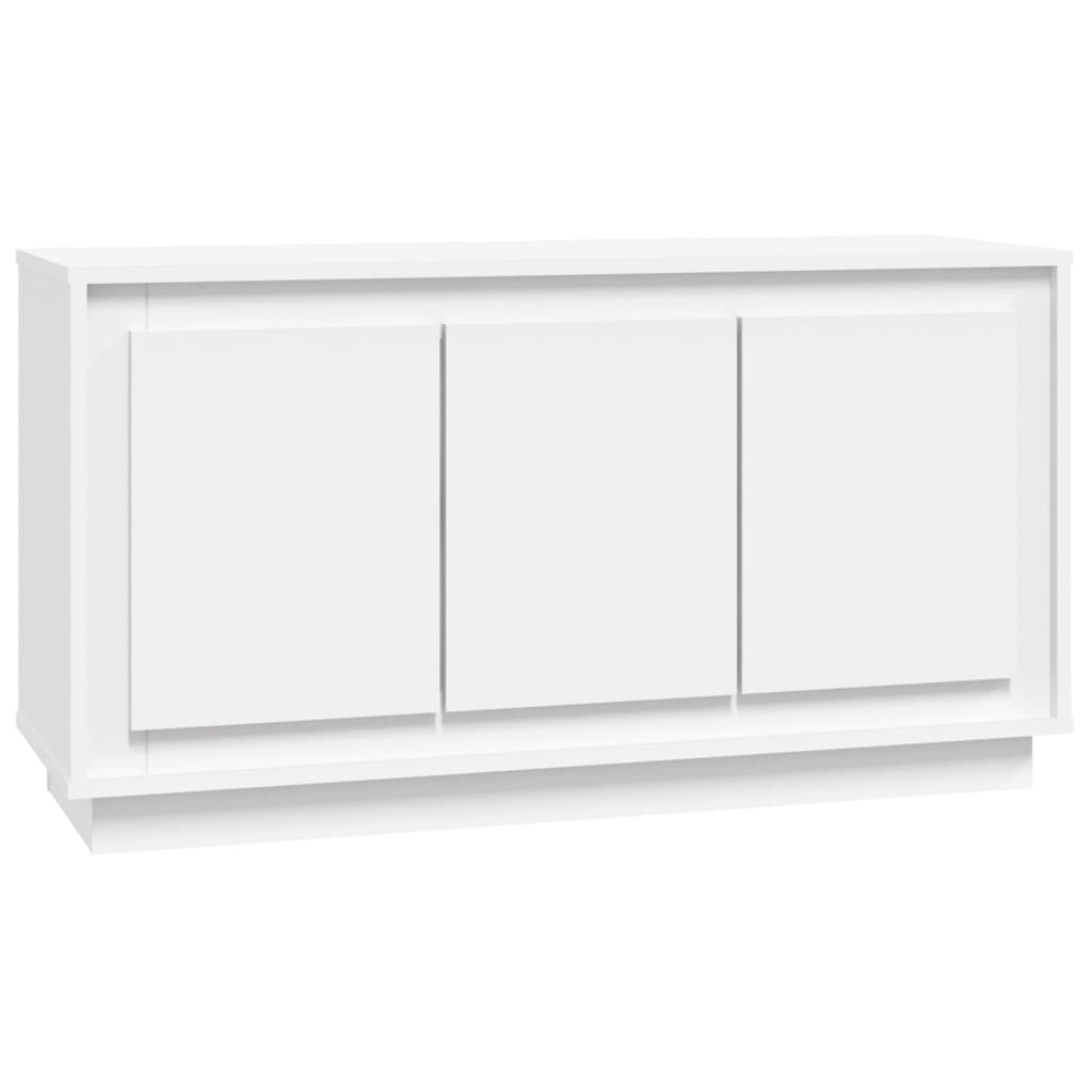vidaXL Szafka, biała, 102x35x55 cm, materiał drewnopochodny