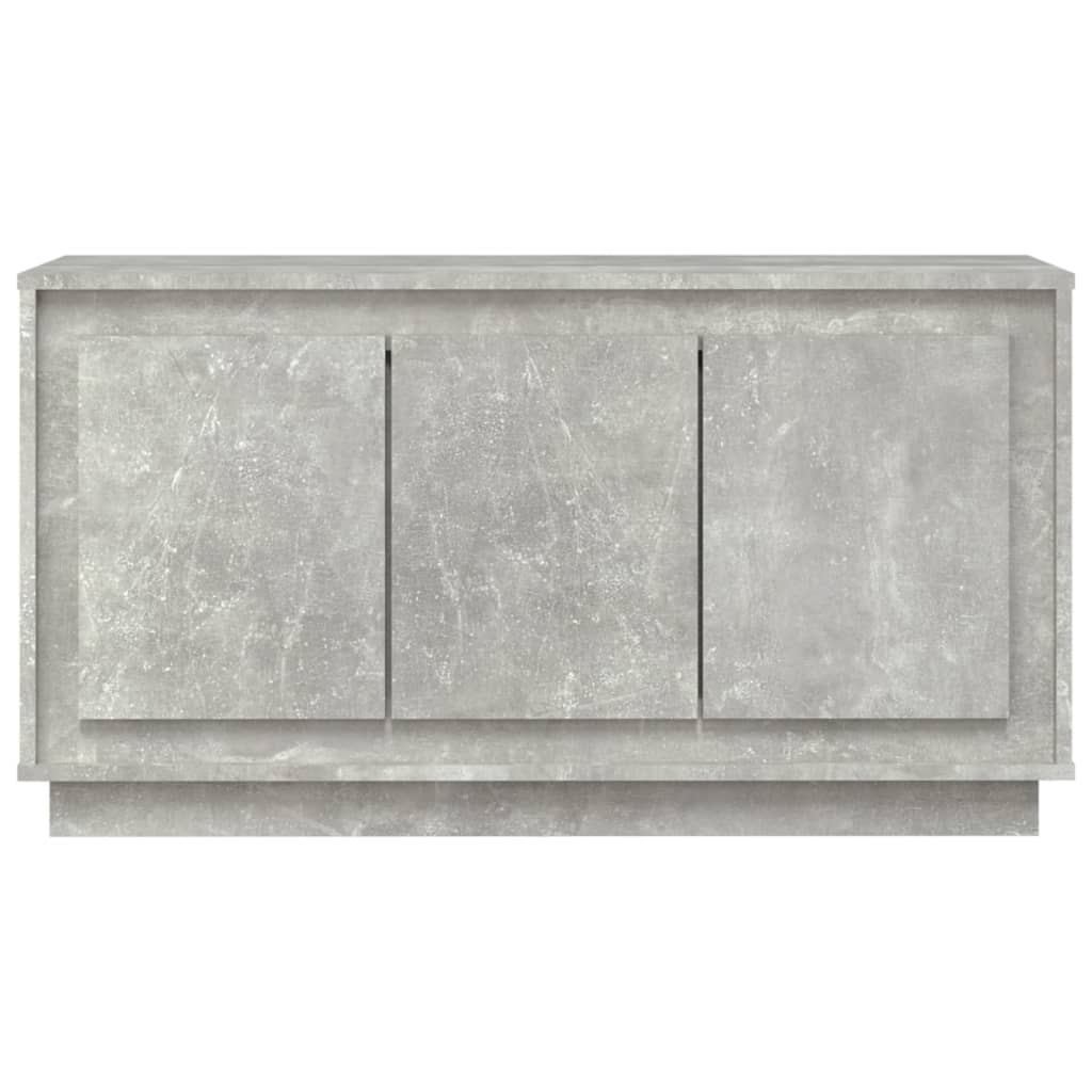 vidaXL Szafka, szarość betonu, 102x35x55 cm, materiał drewnopochodny