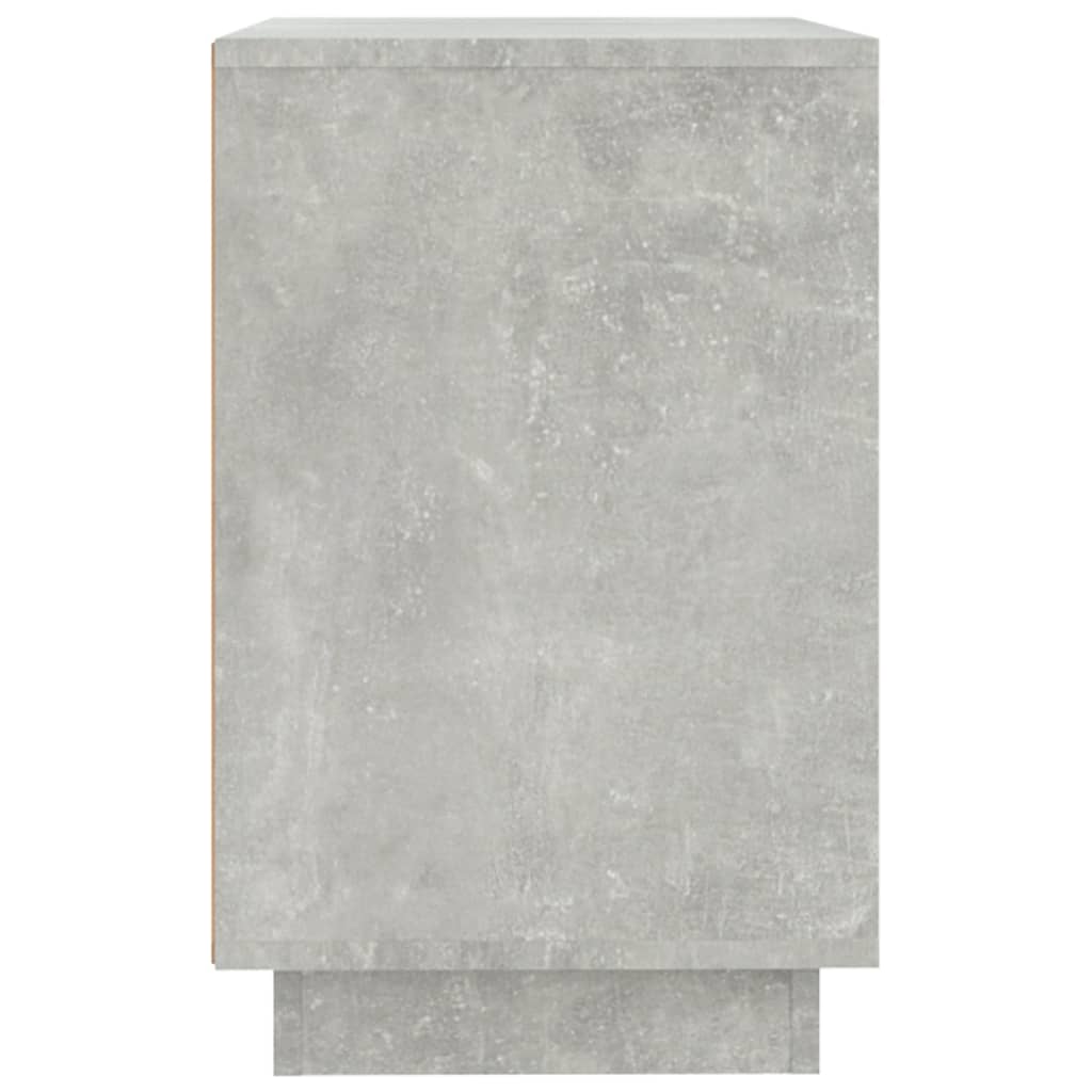 vidaXL Szafka, szarość betonu, 102x35x55 cm, materiał drewnopochodny