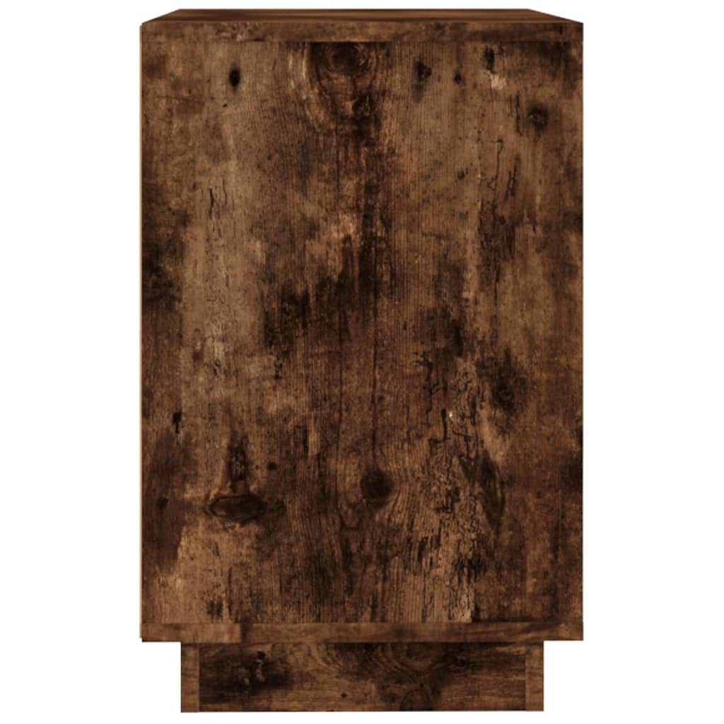 vidaXL Szafka, przydymiony dąb, 102x35x55 cm, materiał drewnopochodny