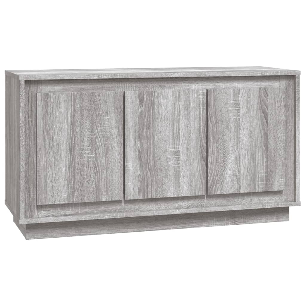 vidaXL Szafka, szary dąb sonoma, 102x35x55 cm, materiał drewnopochodny