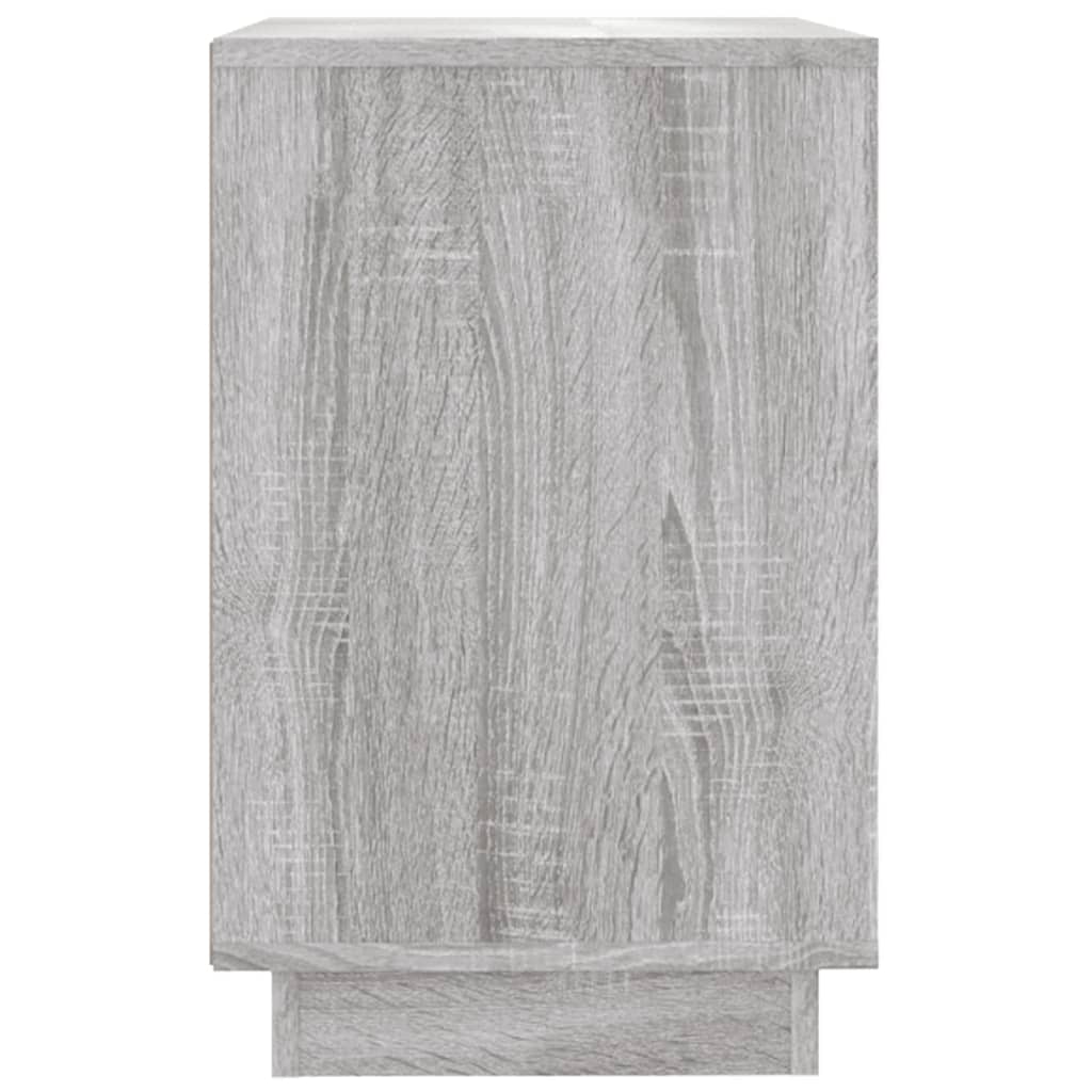 vidaXL Szafka, szary dąb sonoma, 102x35x55 cm, materiał drewnopochodny