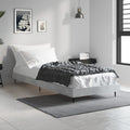 vidaXL Rama łóżka, szarość betonu, 75x190 cm, materiał drewnopochodny