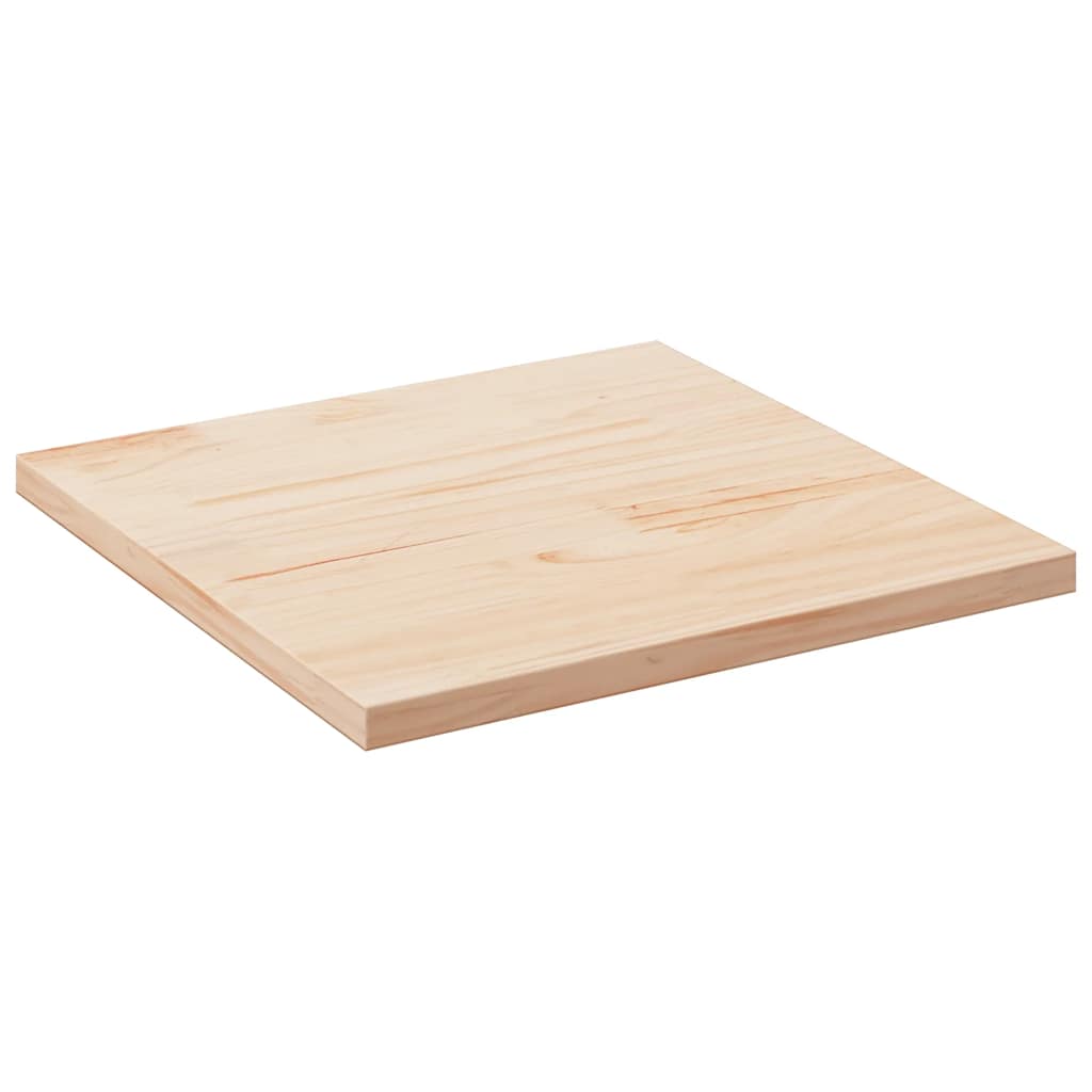 vidaXL Blat stołu 80x80x2,5 cm Drewno lite sosnowe kwadratowe