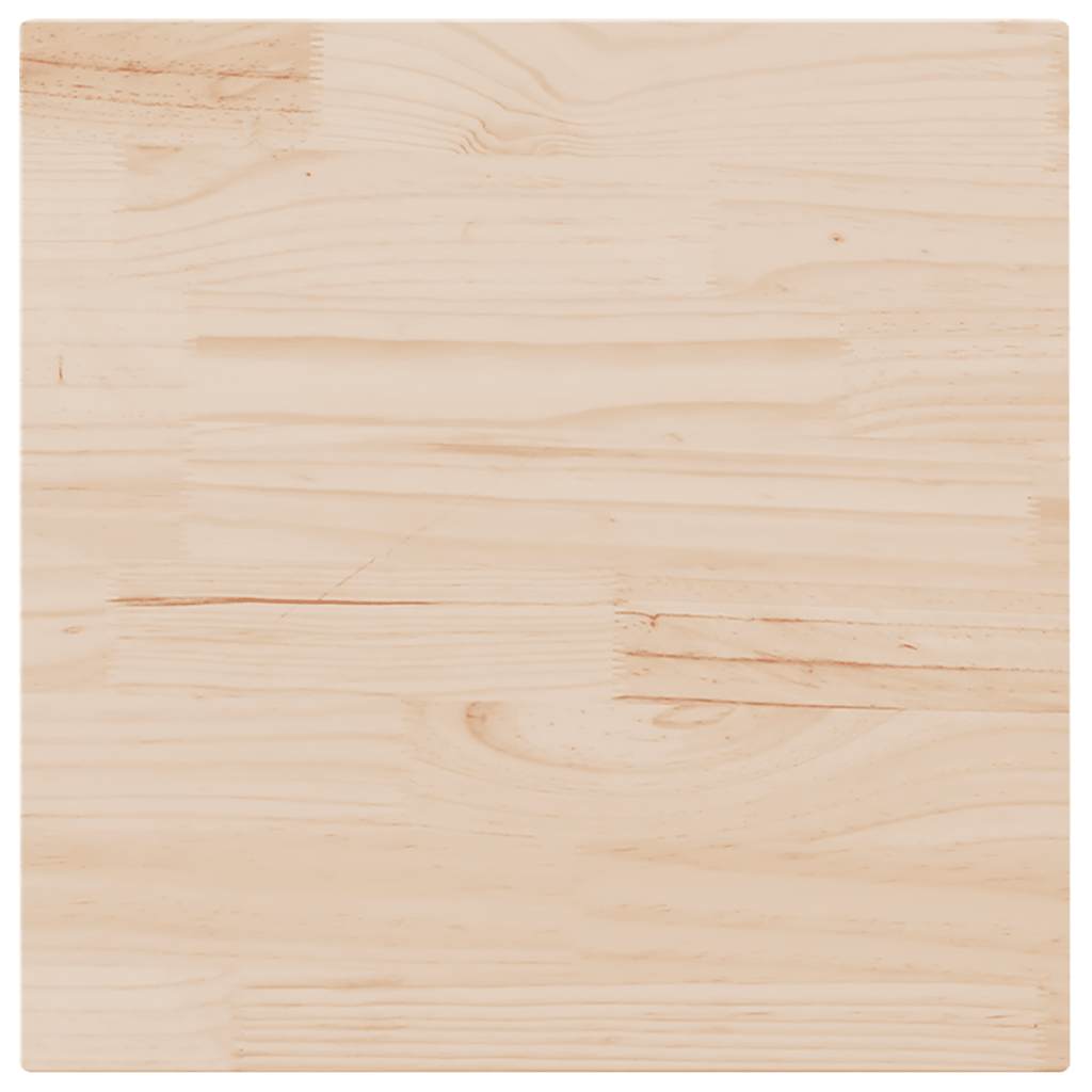 vidaXL Blat stołu 80x80x2,5 cm Drewno lite sosnowe kwadratowe