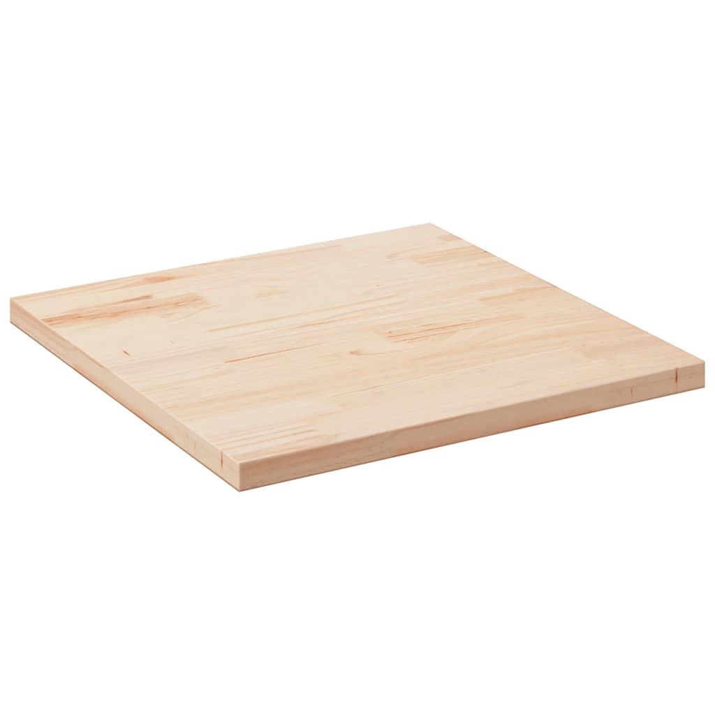 vidaXL Blat stołu, 90x90x2,5 cm, lite drewno sosnowe, kwadratowy