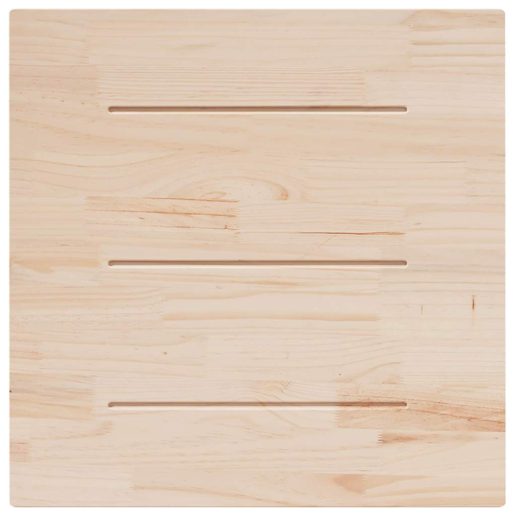 vidaXL Blat stołu, 90x90x2,5 cm, lite drewno sosnowe, kwadratowy