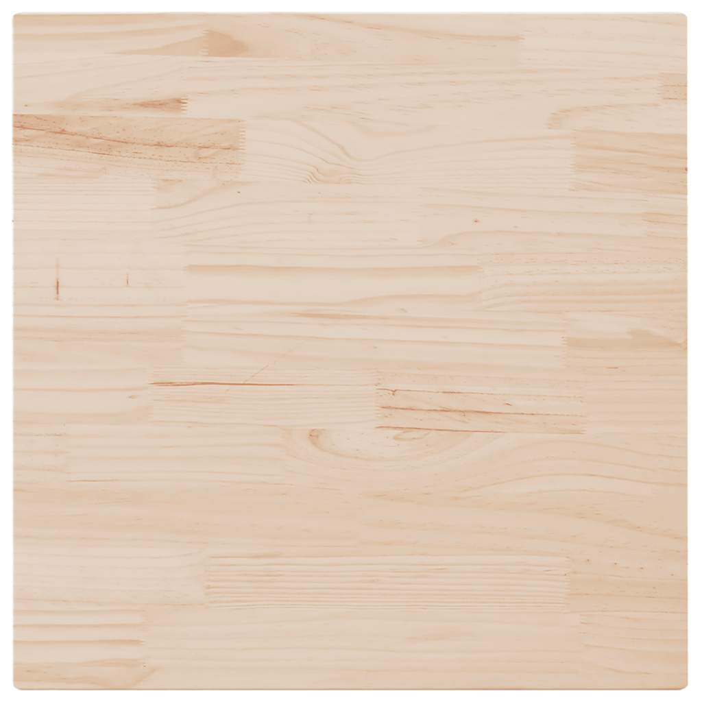 vidaXL Blat stołu, 90x90x2,5 cm, lite drewno sosnowe, kwadratowy