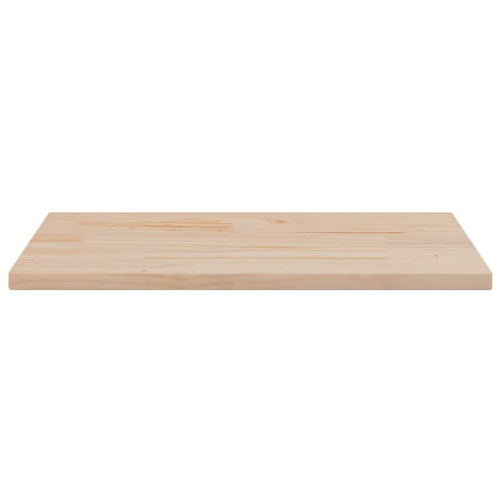vidaXL Blat stołu, 80x40x2,5 cm, lite drewno sosnowe, prostokątny