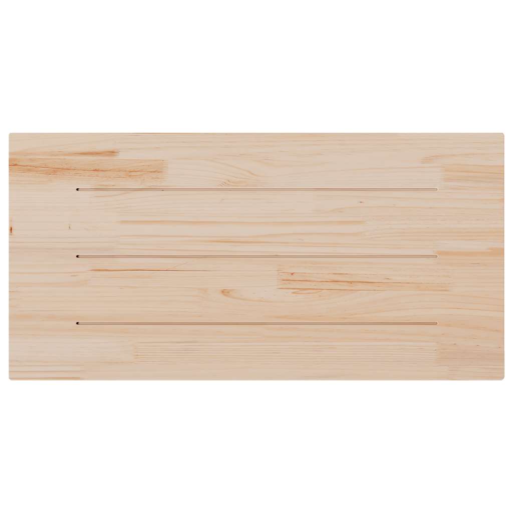 vidaXL Blat stołu, 100x50x2,5 cm, lite drewno sosnowe, prostokątny