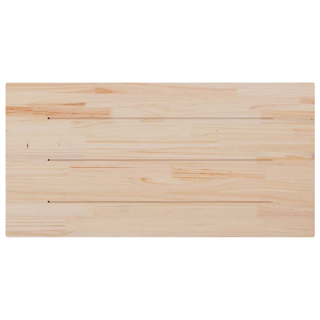 vidaXL Blat stołu, 110x60x2,5 cm, lite drewno sosnowe, prostokątny