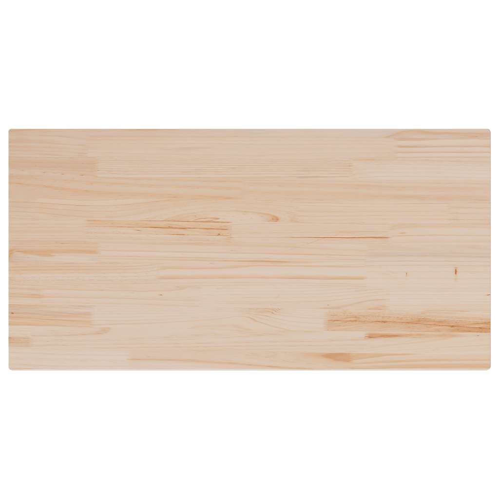 vidaXL Blat stołu, 110x60x2,5 cm, lite drewno sosnowe, prostokątny