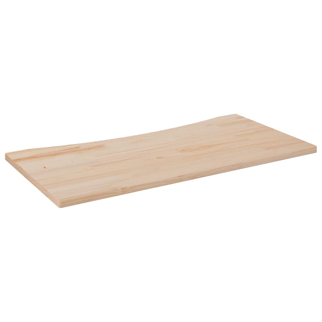 vidaXL Blat biurka, 110x55x2,5 cm, lite drewno sosnowe