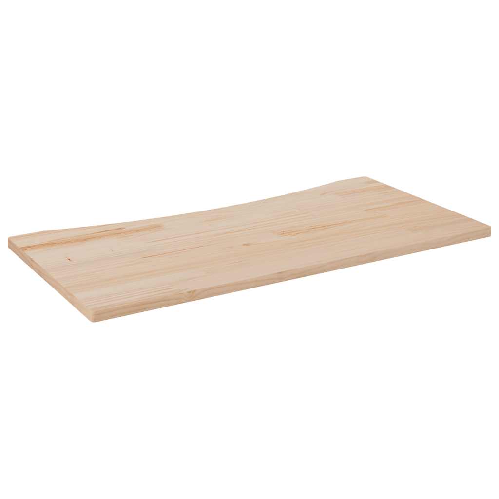 vidaXL Blat biurka, 110x60x2,5 cm, lite drewno sosnowe
