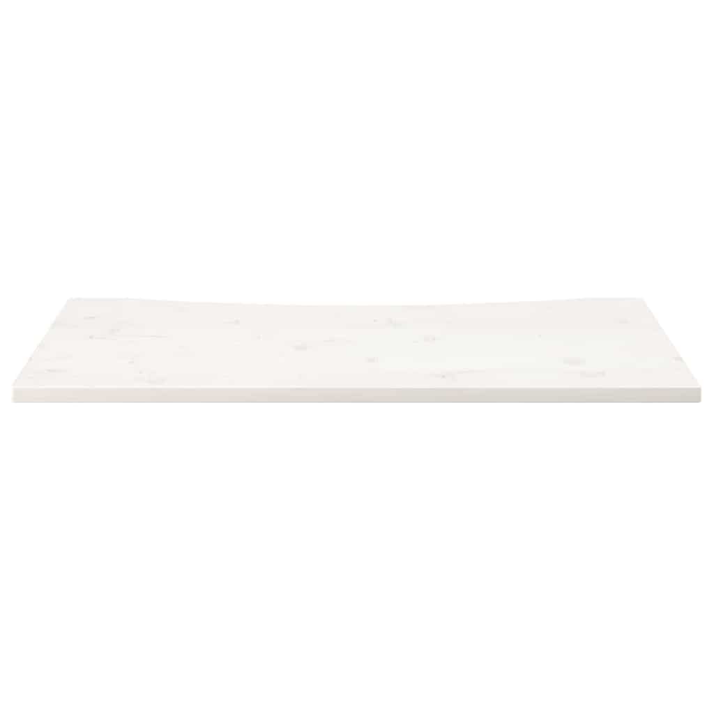 vidaXL Blat biurka, biały, 110x60x2,5 cm, lite drewno sosnowe