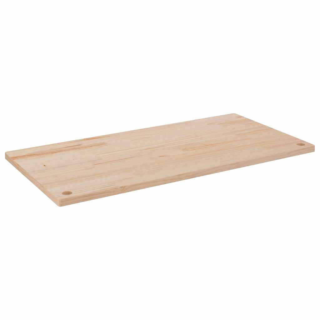 vidaXL Blat biurka, 110x55x2,5 cm, lite drewno sosnowe