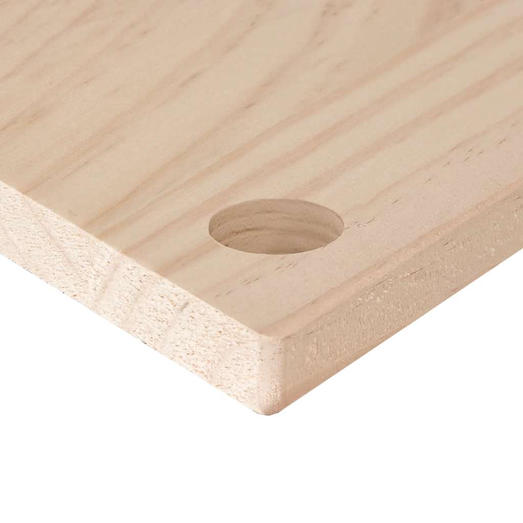 vidaXL Blat biurka, 110x55x2,5 cm, lite drewno sosnowe