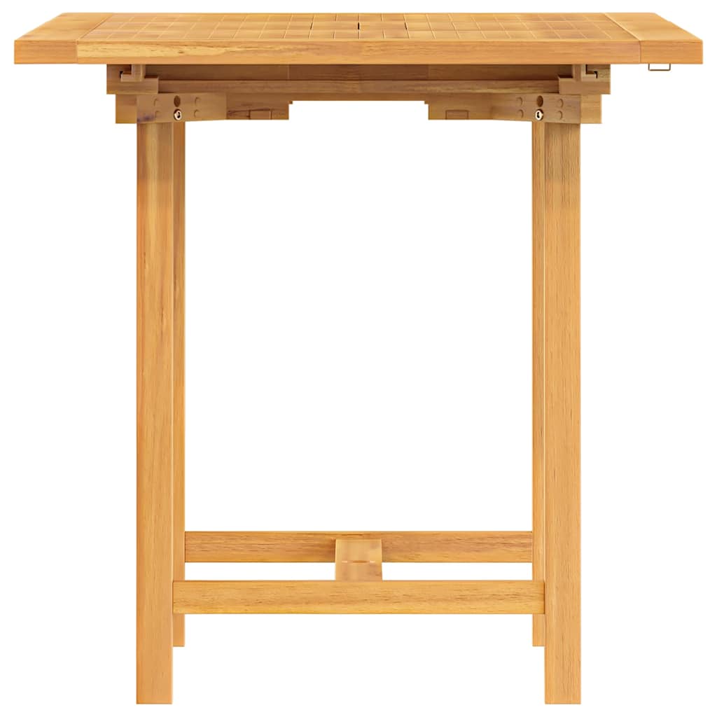 vidaXL Rozkładany stół ogrodowy, 110-160x80x75 cm, lite drewno tekowe