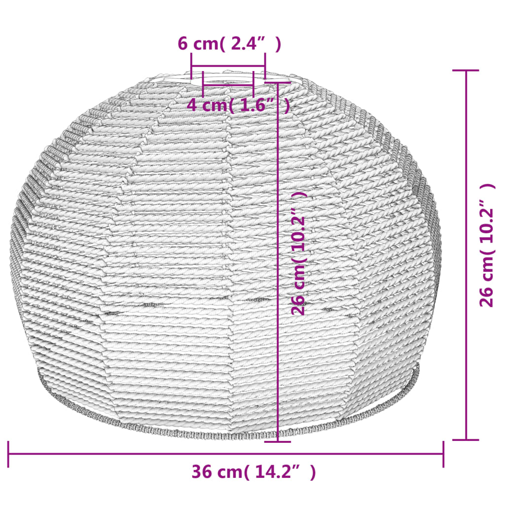 vidaXL Klosz do lampy sufitowej, Ø36x26 cm, żelazo i papier