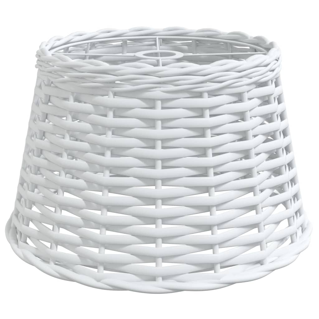 vidaXL Klosz lampy wiszącej, biały, Ø38x23 cm, wiklina